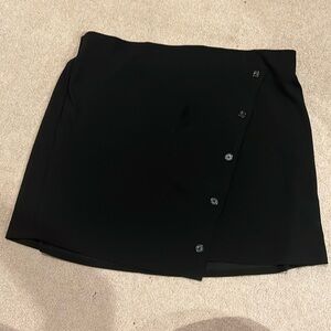 Black knee length shirt